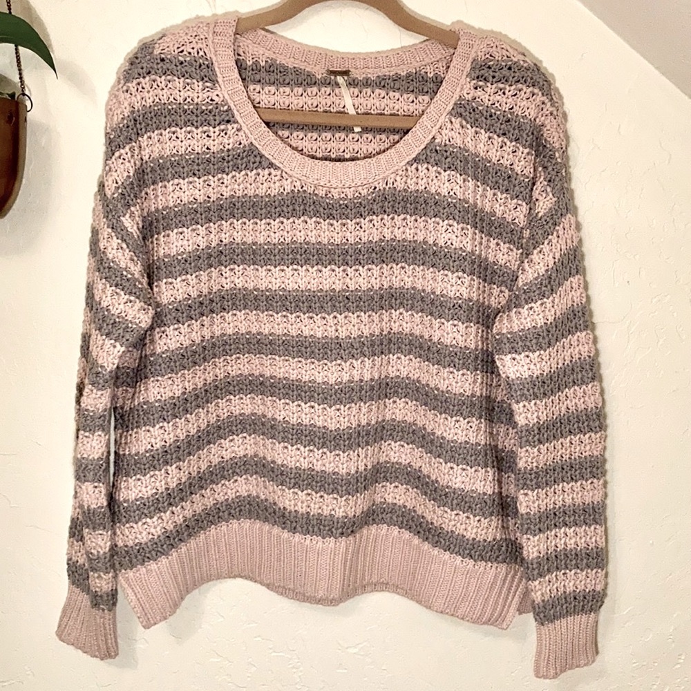 Free People Chunky Knit Sweater | Scoop Neck